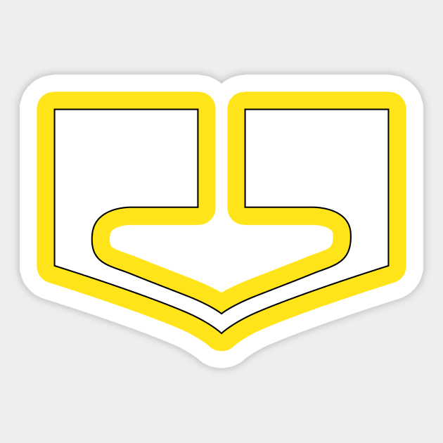 PR Time Force Yellow Ranger Sticker by mavgagliano